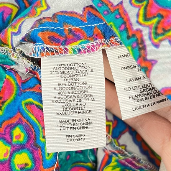 Rachel Roy Cotton and Silk Blend Blouse - Picture 4 of 8